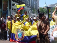 Equador bring a shamen for good luck